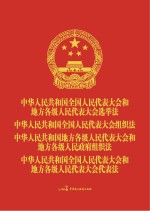 中华人民共和国全国人民代表大会和地方各级人民代表大会选举法  全国人大组织法  地方组织法  代表法（人大工作版）