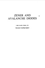 ZENER AND AVALANCHE DIODES