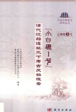 “小白礁I号”  清代沉船遗址发掘报告