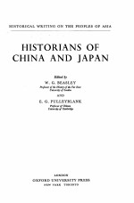 HISTORIANS OF CHINA AND JAPAN