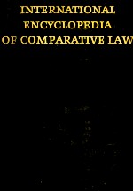 INTRMATIONAL ENCYCLOPDIA OFCOMPARATIVE LAW VOLUME 1 I