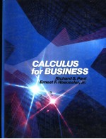 CALCULUS FOR BUSINESS