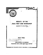 RESULTS OF THE TDAC FIRST USER WORKSHOP