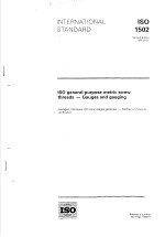 ISO general-purpose metric screw threads-Gauges and gauging  ISO1502