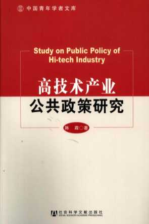 高技术产业公共政策研究