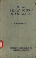 Social Behaviour in Animals With special Reference to Vertebrates