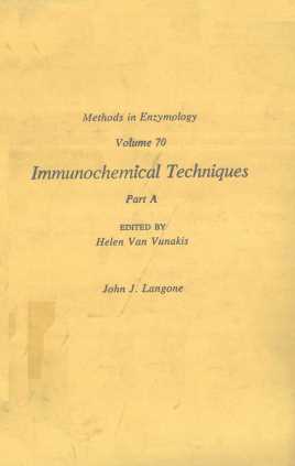 methods in enzymology volume 70 immunochemical techniques part p525