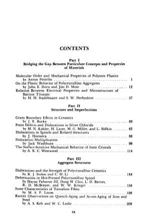 MATERIALS SCIENCE RESEARCH
