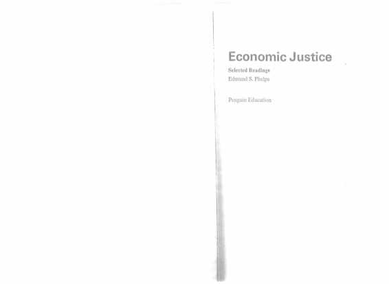 Economic Justice Selected Readings