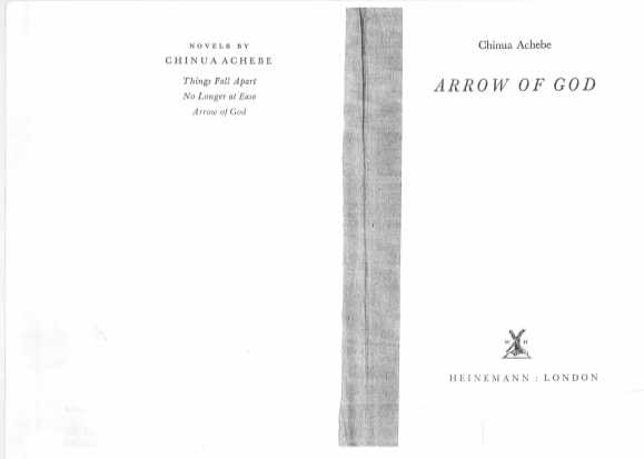 ARROW OF GOD