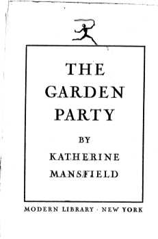 THE GARDEN PARTY