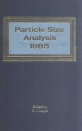 Particle size analysis 1985