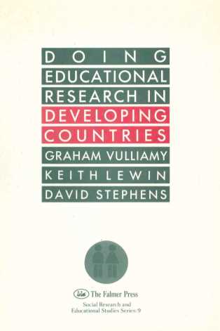 DOING EDUCATIONAL RESEARCH IN DEVELOPING COUNTRIES: QUALITATIVE STRATEGIES