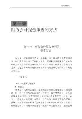 财务会计报告操作：财务会计报告审查实务