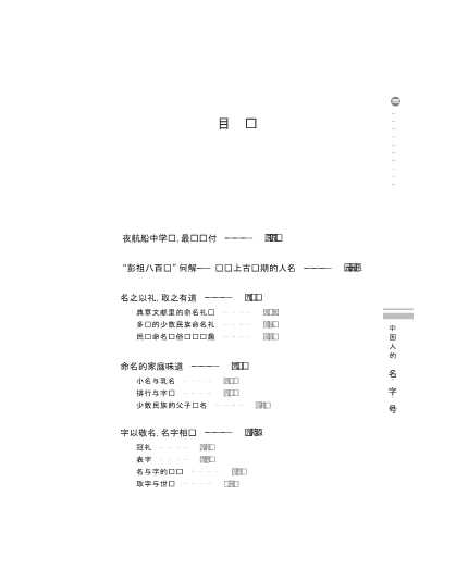 中国人的名·字·号