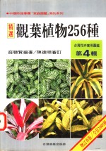 台湾花卉实用图鉴  第4辑  观叶植物256种