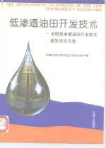 低渗透油田开发技术  全国低渗透油田开发技术座谈会论文选