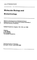MOLECULAR BIOLOGY AND BIOTECHNOLOGY