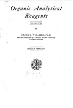 ORGANIC ANALYTICAL REAGENTS VOL 2