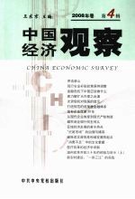 中国经济观察  2008年卷（第4辑）