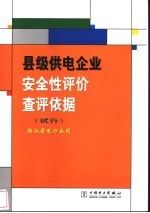 县级供电企业安全性评价查评依据  试行