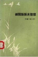 斜阳脉脉水悠悠  中篇小说二种