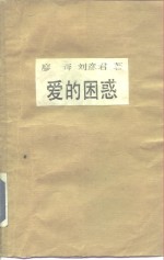 爱的困惑  现代性爱观与东方伦理传统的冲突