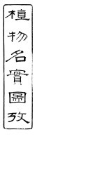 植物名实图考长编  卷之二十