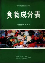 食物成分表  全国代表值
