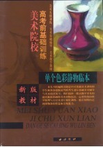 美术院校高考前基础训练  单个色彩静物临本