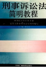 刑事诉讼法简明教程