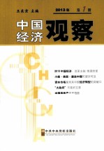 中国经济观察  2013年  第1册
