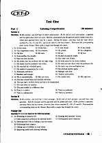 大学英语四级考前冲刺试卷及透析  Test One