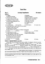 大学英语四级考前冲刺试卷及透析  Test Five