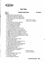 大学英语四级考前冲刺试卷及透析  Test Nine