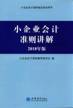 小企业会计准则培训指定用书  小企业会计准则讲解  2018年版