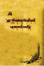 农村中党的支部工作  藏文