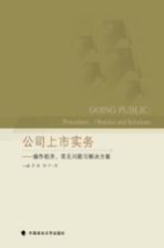 公司上市实务  操作程序、常见问题与解决方案