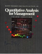QUANTITATIVE ANALYSIS FOR MANAGEMENT  THIRD EDITION