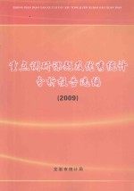 重点调研课题及优秀统计分析报告选编  2009