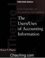 CORE CONCEPTS OF ACCOUNTING INFORMATION THEME 1  THE USRES/USES OF ACCOUNTING INFORMATION 1999/2000