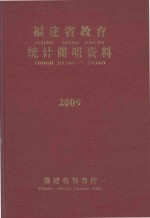 福建省教育统计简明资料  2009-2010学年度