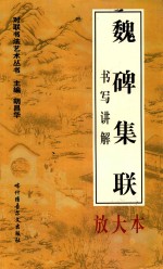 对联书写艺术  魏碑集联  书写讲解放大本