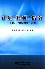 计量“建标”指南  下：“建标报告”示例