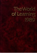 THE WORLD OF LEARNING 1989  THIRTY-NINTH EDITION