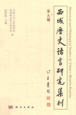 西域历史语言研究集刊  第9辑